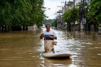 泰國|湄南河下游或溢流 曼谷等6省洪水警報