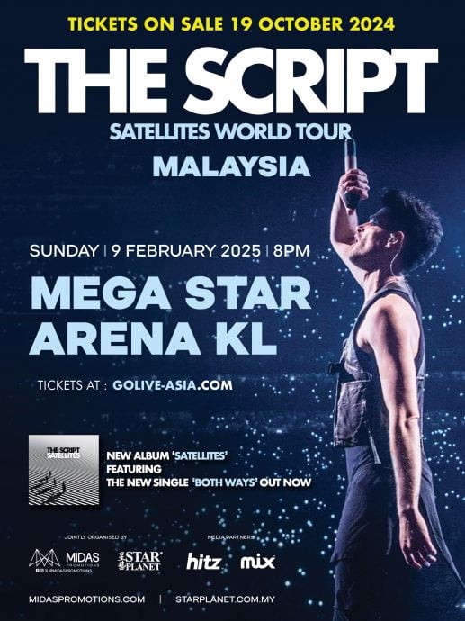 爱尔兰天团The Script 明年2月9日来马开唱