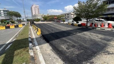 赛阿都阿兹路 | 衔接坡道已铺柏油   倍力桥建竣料近期通车