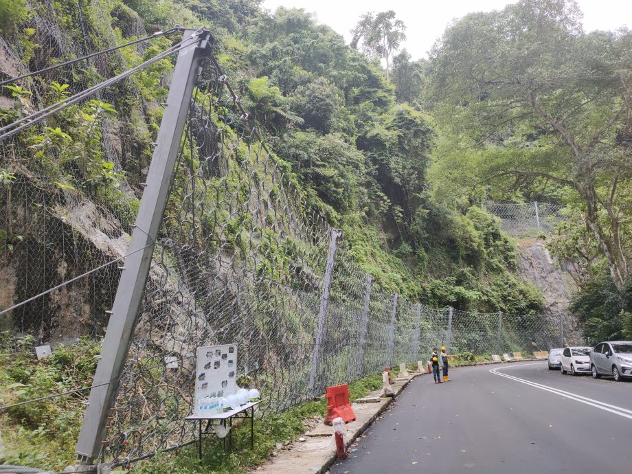 （大北马）垄尾山壁修复及防护工程完工