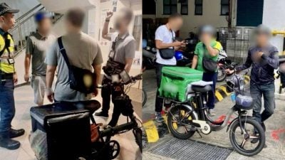 电动脚车 个人代步工具违规或未注册 逾70骑士被捉