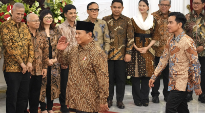 New President Subianto swears in Indonesia’s largest Cabinet since 1966, with 109 members