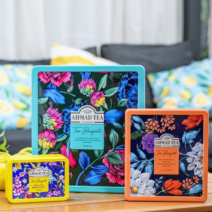 Tea Bouquet Caddies from Ahmad Tea