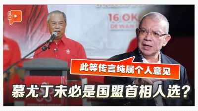 不理伊党领袖异见 赛富丁：慕尤丁就是国盟首相人选