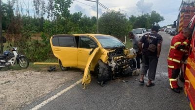 轎車失控闖反方向車道 釀1死3傷 肇禍司機毒品檢測呈陽