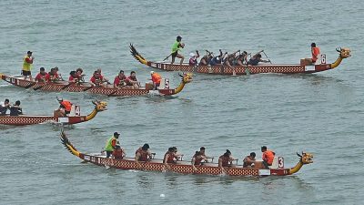 槟国际龙舟赛 回到海上