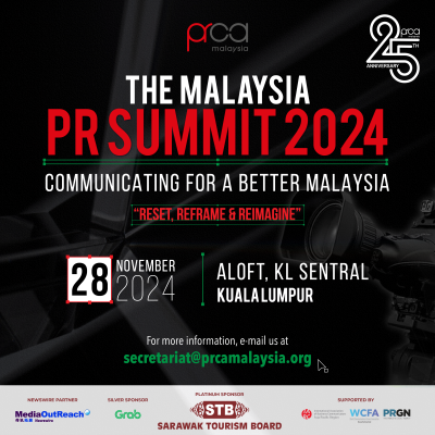 PRCA Malaysia Celebrates 25th Anniversary with The Largest Ever Malaysia Public Relations Awards and PR Summit 2024