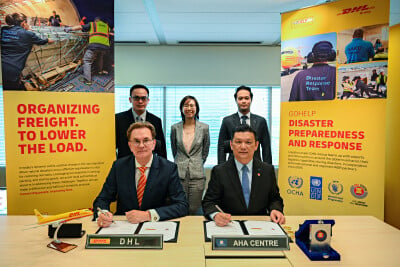 AHA Centre renews its collaboration with DHL Group on disaster management and recovery