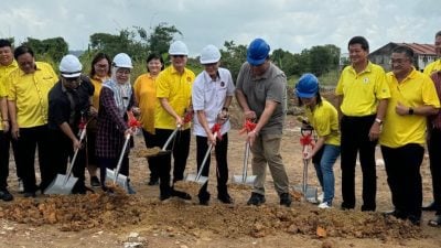 实比河新桥奠基仪式 全长40公尺明年建竣