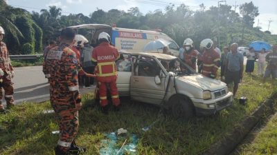 与货卡碰撞 轿车7人轻重伤