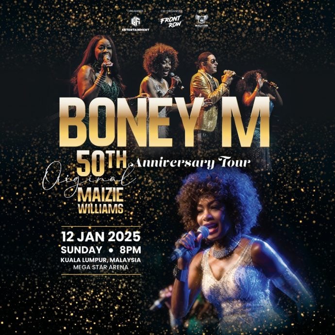 Boney M欢庆50周年 明年1月12日吉隆坡开唱