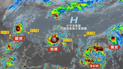 颱風“天兔”將生成 恐史上首現“11月4臺共舞”