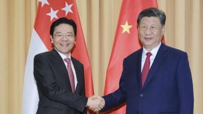 上任后首晤习近平　黄循财：反对任何形式的“台独”