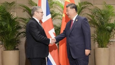 习近平晤英国首相斯塔默　英寻求建立务实关系