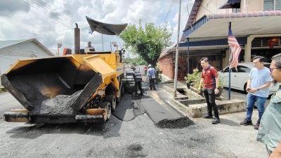 保阁亚三村 都拜工业区 数道路获40万提升