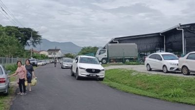 兵如港臨時巴剎附近道路 重鋪工程提早竣工