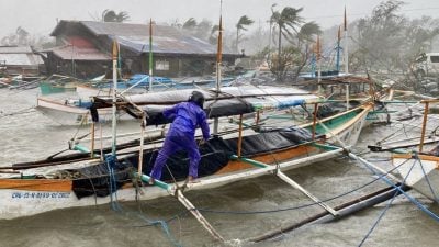 颱風“天兔”登陸菲律賓北部 上萬居民被疏散