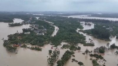 颱風與冷空氣夾擊！中國海南豪雨致山崩3死4傷