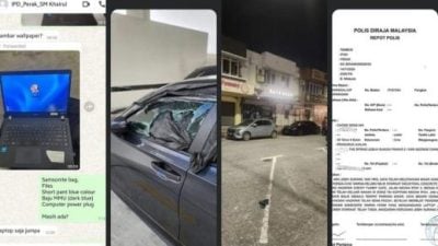 車窗被砸電腦失竊 警1天內破案   事主驚喜致謝 標籤內政部表揚