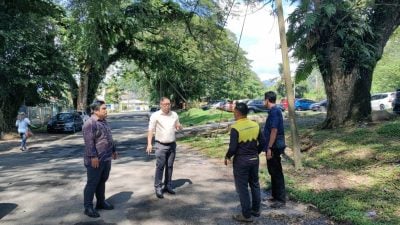 安德申國中後道路年久失修   近期重鋪加寬道路