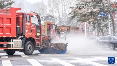 寒潮东移南下　黑龙江及内蒙古等地因大暴雪交通受阻