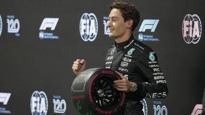 拉斯維加斯站F1大賽車| 維斯塔潘排位賽居第5 拉塞爾勇奪杆位