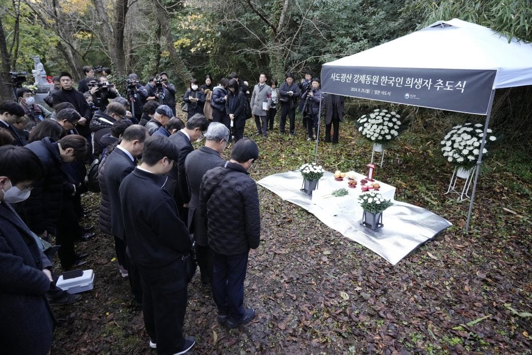 日本悼“佐渡金山”强征朝鲜劳工！韩国拒参加  次日单独举行追悼会　