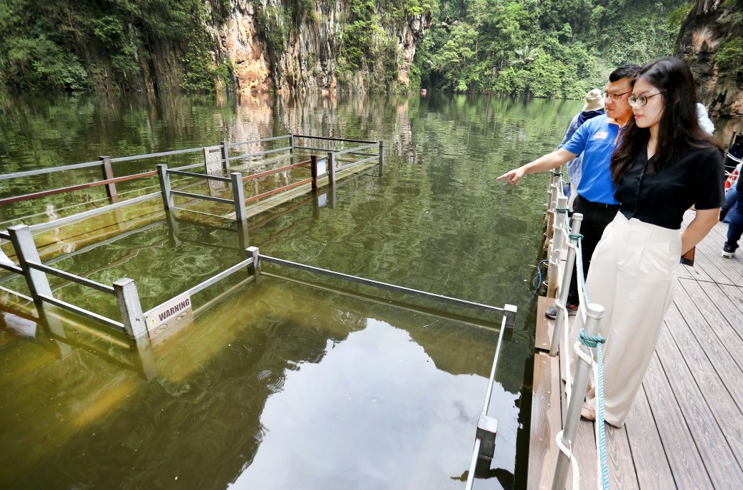 暴风疾雨天气来袭 岩洞防灾加强安全措施