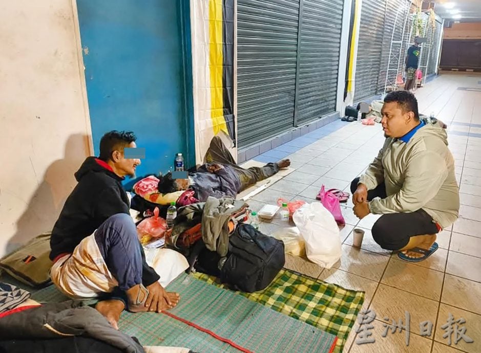 狂暴风雨袭流浪者 除了食物也需取暖安顿