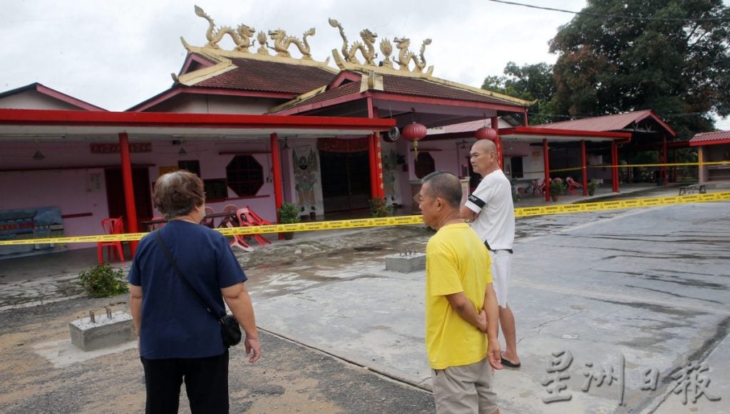 瓜拉光三圣庙泊车起争执  砍伤男子的庙祝遭革职 