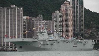 海南艦長沙艦編隊訪港料萬人參觀