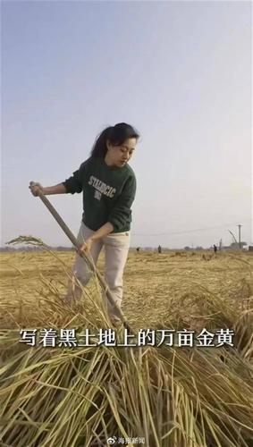 补一图/辽宁美女乡官流利英文加方言介绍特产爆红 已售逾20万斤大米