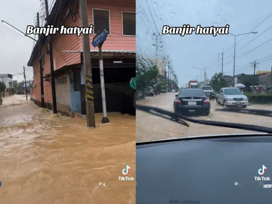 视频|合艾雨下不停还淹水 网民提醒：去度假请三思