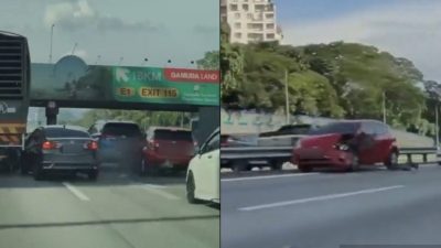 視頻|大道追尾釀連環撞 網罵：沒保持車距活該！