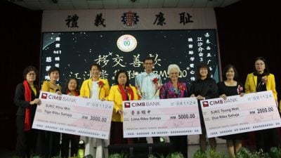 马桂妇联江沙分会  捐2.2万助8华小