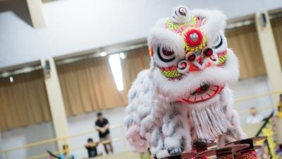 “小香港”南獅高樁全國賽 柔沙威文青龍獅團奪冠