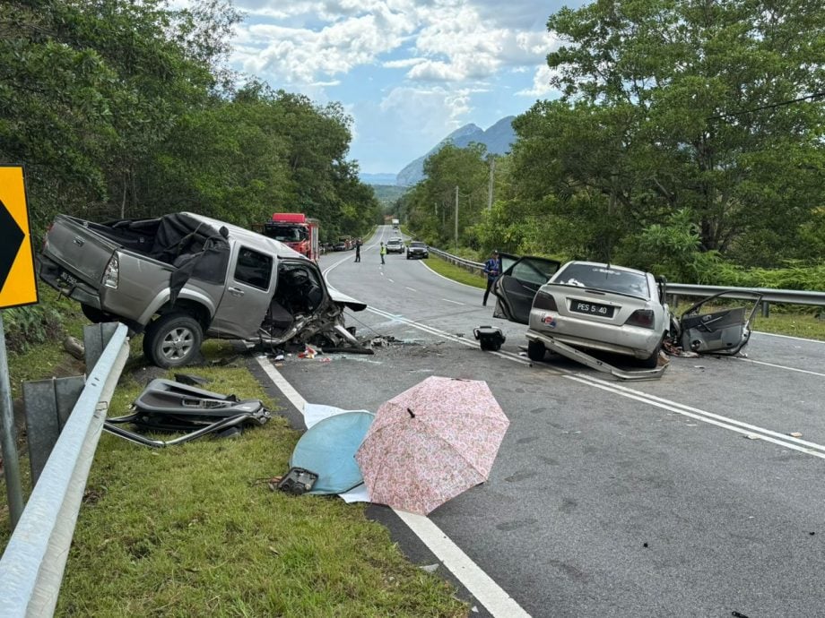 （大北马）父载女儿与四轮驱动车相撞父当场死亡