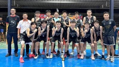 “拿督胡貴華杯”U16男籃賽落幕   古來寬中奪冠