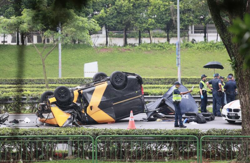 （已签发）柔：狮城二三事：无照青年偷载客遇车祸  阿兵哥枉死