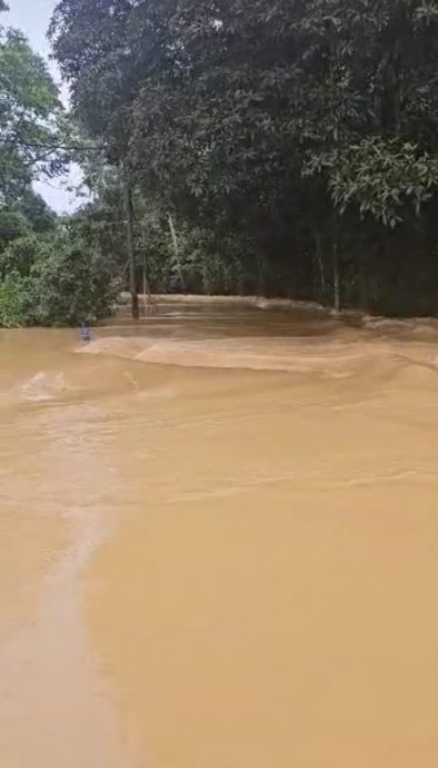 NS淡边／长命雨致河水泛滥 利民济各地遇水劫