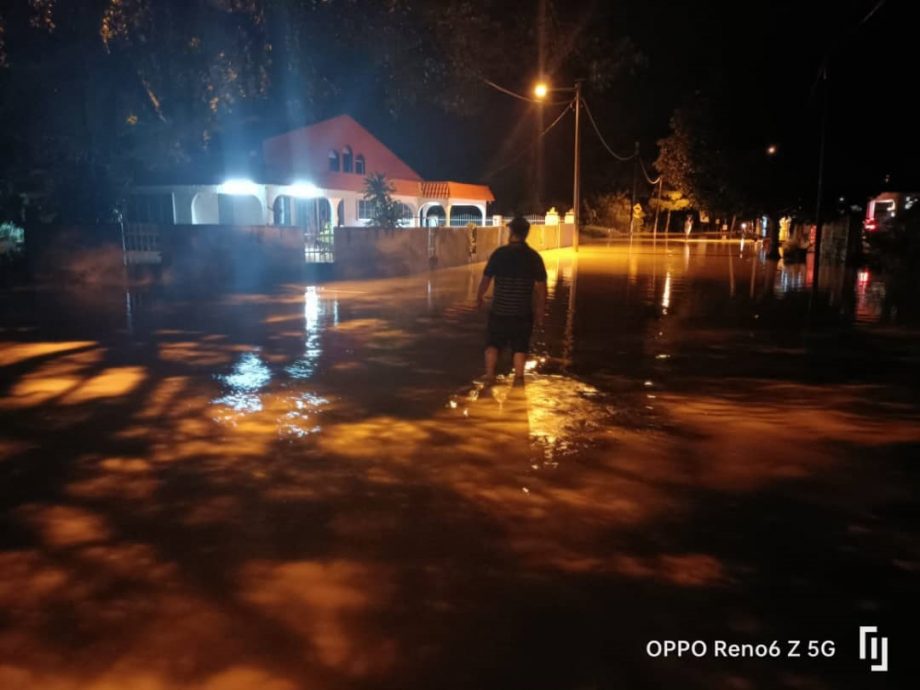 NS淡边／长命雨致河水泛滥 利民济各地遇水劫