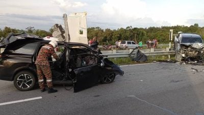 休旅車撞貨卡釀8死案|警方：依法追逐避檢車