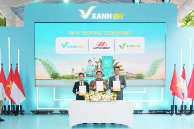 V-GREEN and Xanh SM Indonesia sign MoU with Lippo for comprehensive green ecosystem in Indonesia