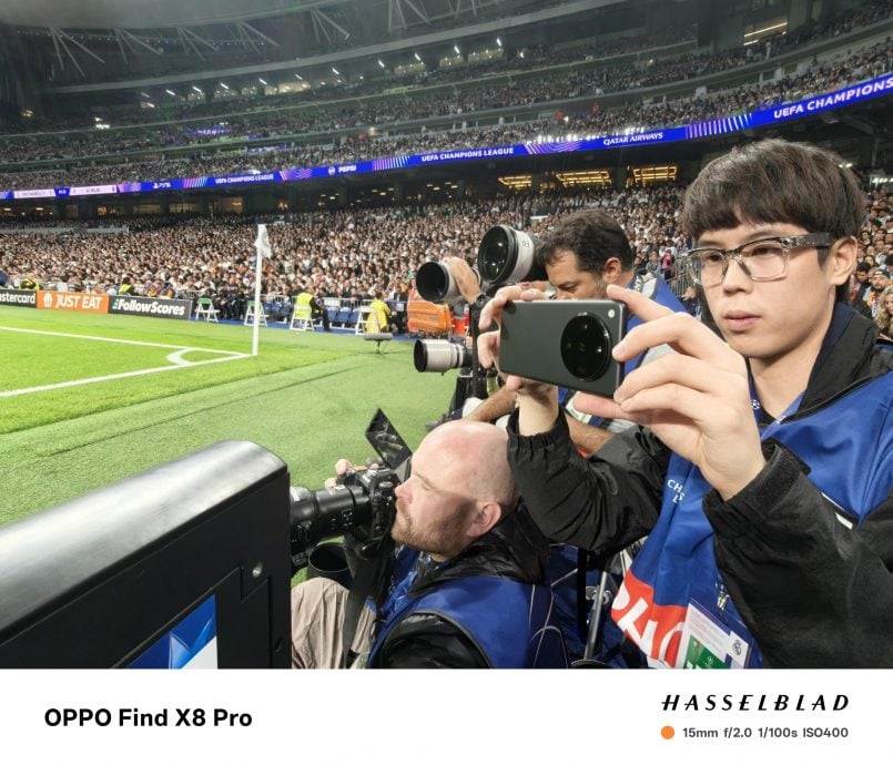 OPPO Find X8 Pro as the Matchday Phone