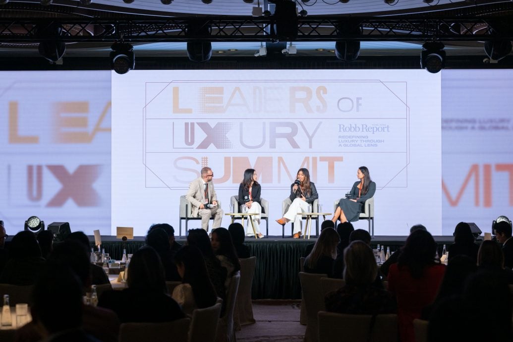 Panel discussion at the Leaders of Luxury Summit 2024