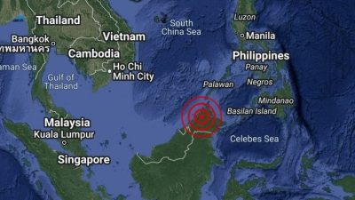 相隔不到24小时 沙巴兰瑙再地震