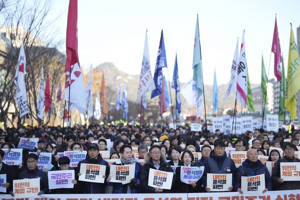 中国使馆︰韩国秩序恢复正常　多国促国民继续警惕留意局势