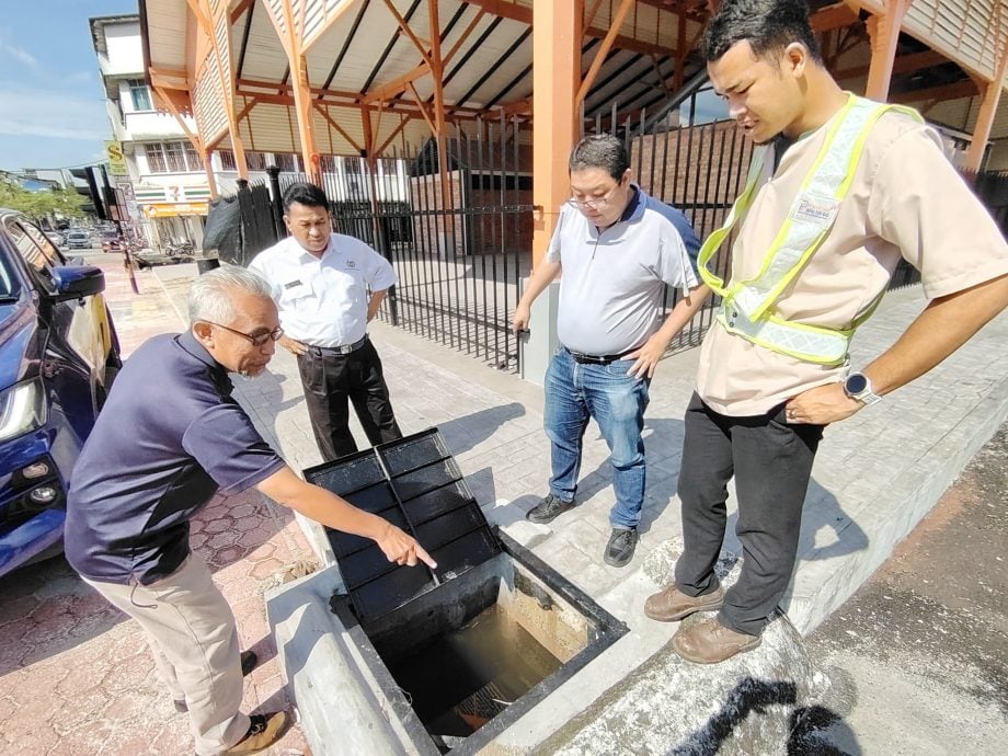 太平市议会受指示解决 大巴刹旁沟涵被封水患