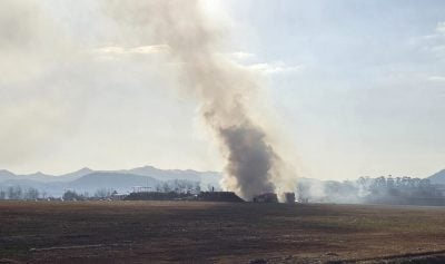 韩国客机爆炸机场2公里外震动  目击者: 机长曾尝试避开村子降落