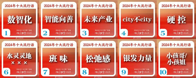 拼盘∕中国2024年十大流行语出炉 你听过几个？